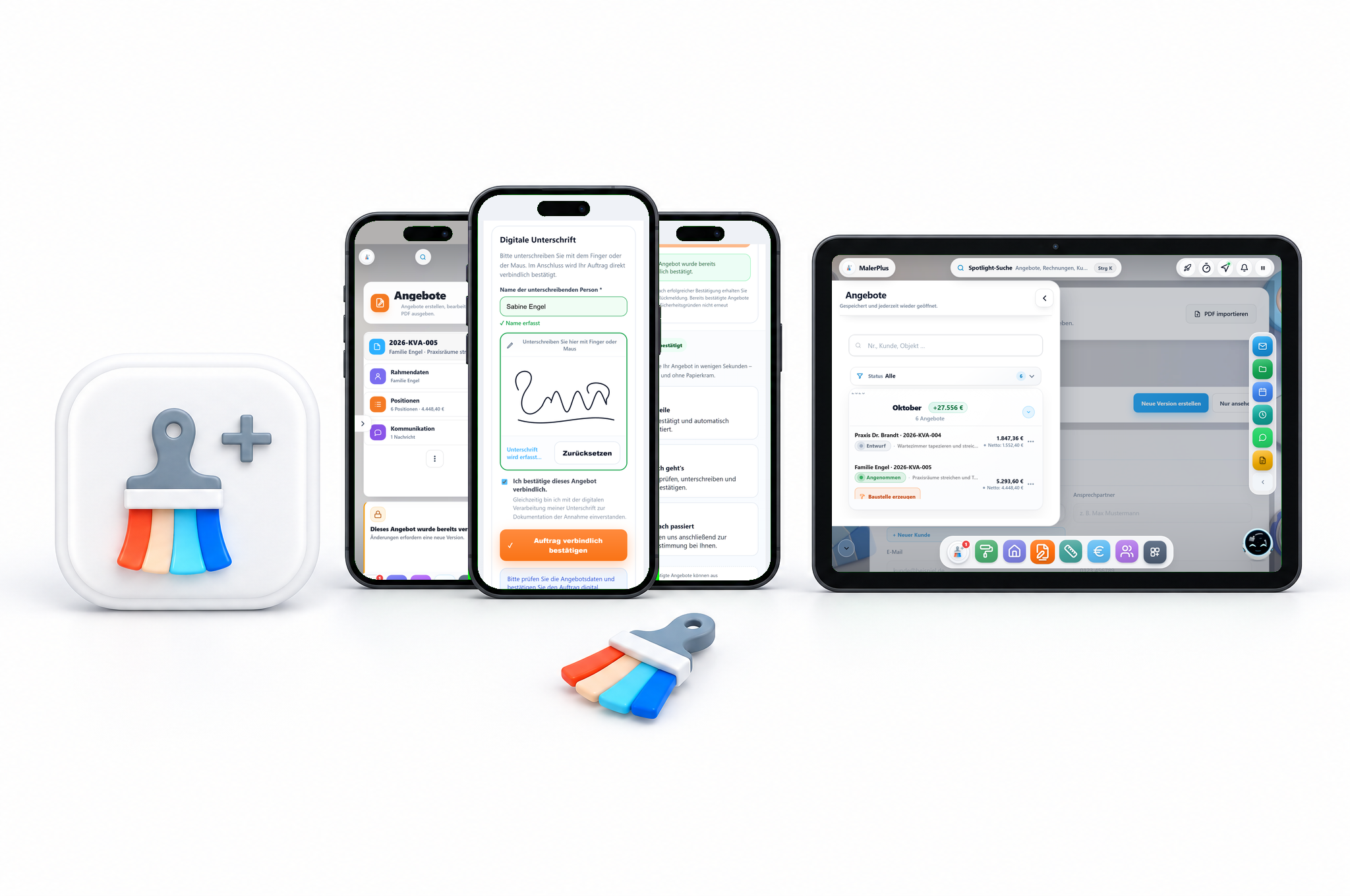 MalerPlus – Betriebssoftware für Malerbetriebe